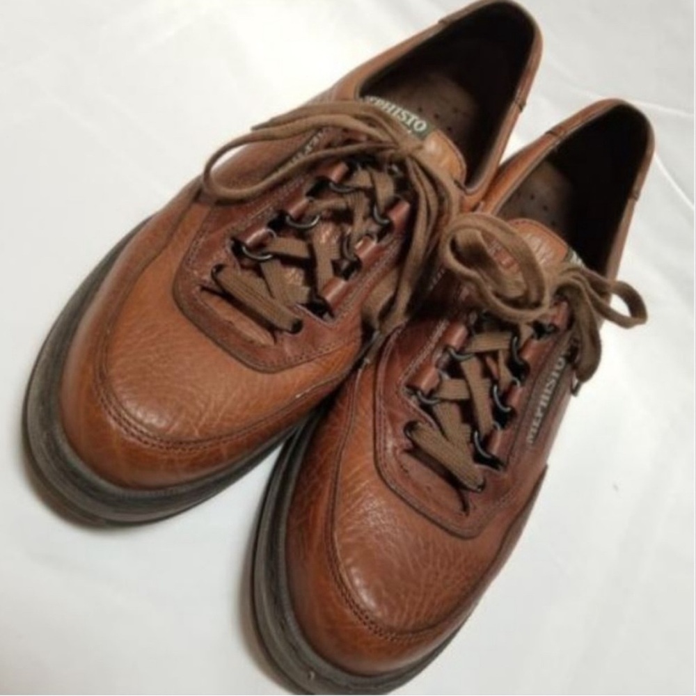 Mephisto Brown Leather Shoes - Picture 2 of 6